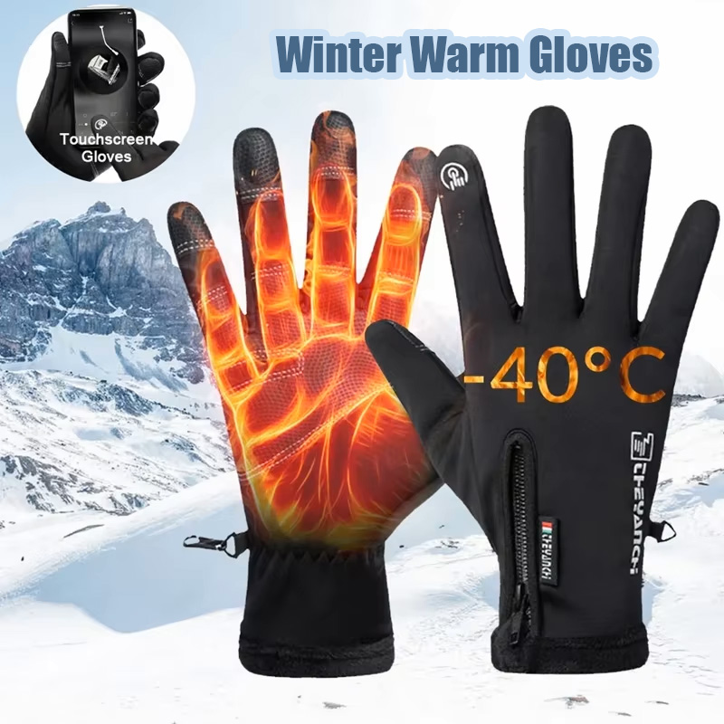 Ski Glove Waterproof - Winter Gloves Waterproof Thermal Touch Screen