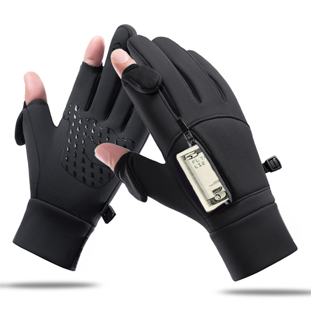 Ski Glove Waterproof - Winter Warm Gloves Flip Over Expose