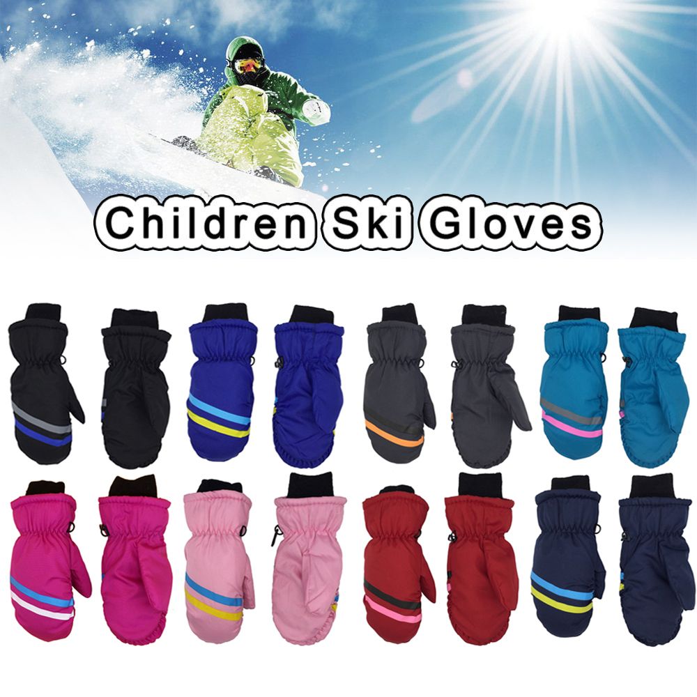 Ski Glove Waterproof - New Children Kids Winter Snow Warm