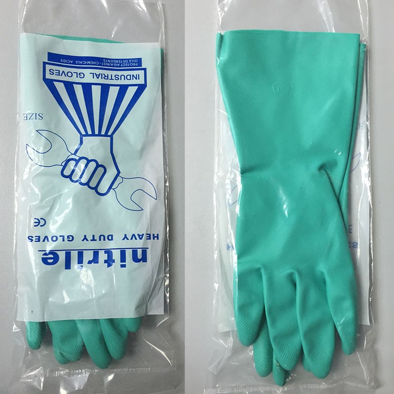 8Pieces/4 Pairs Oil-proof Long - Nitrile Mechanic Glove 评论和价格