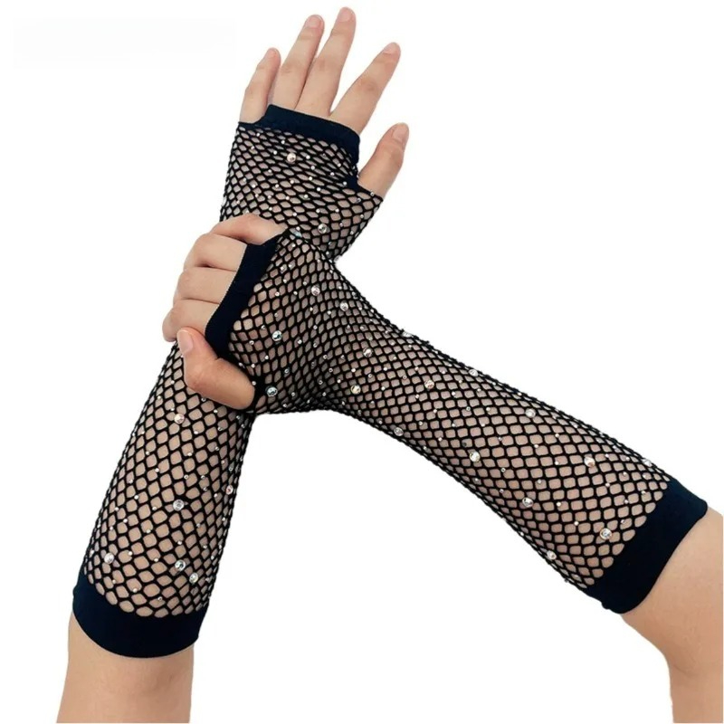 Wedding Breathable Fingerless  - Fingerless Glove Knit 评论和价格