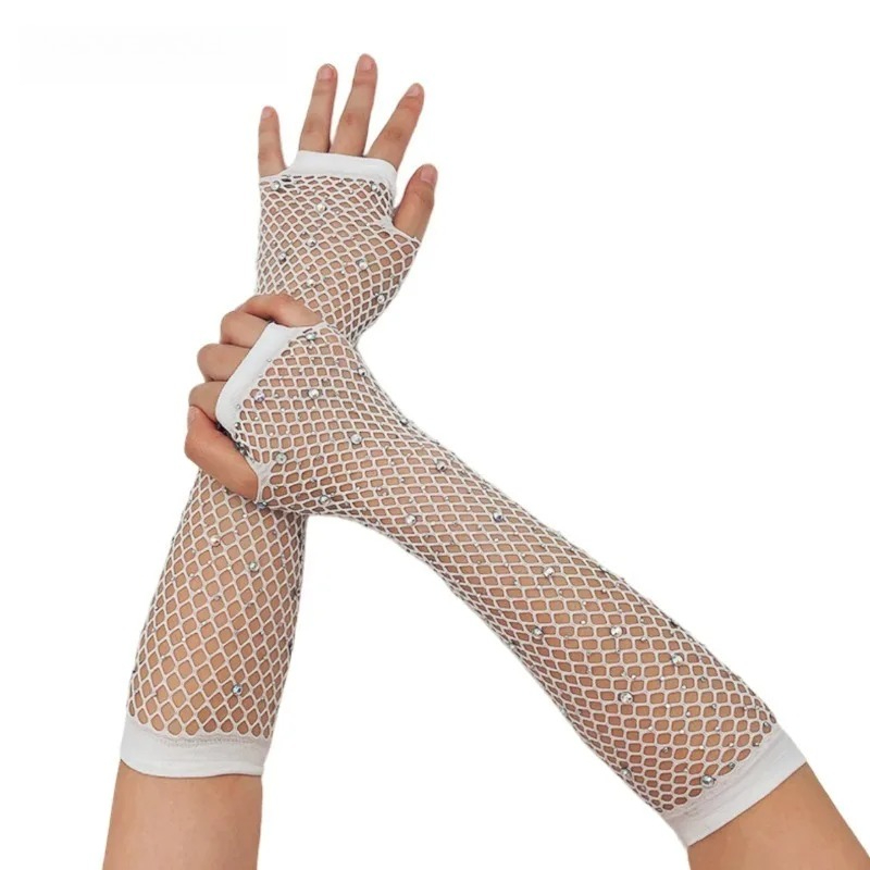 Wedding Breathable Fingerless  - Fingerless Glove Knit 评论和价格