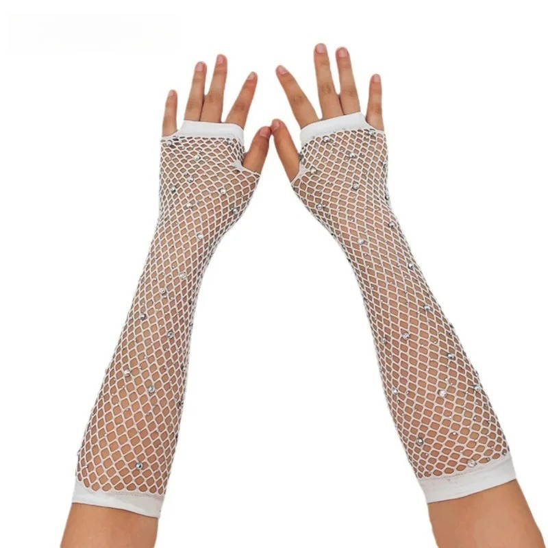 Wedding Breathable Fingerless  - Fingerless Glove Knit 评论和价格