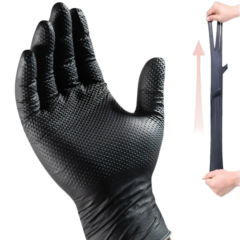 Black Nitrile Gloves Disposabl - Nitrile Mechanic Glove 评论和价格
