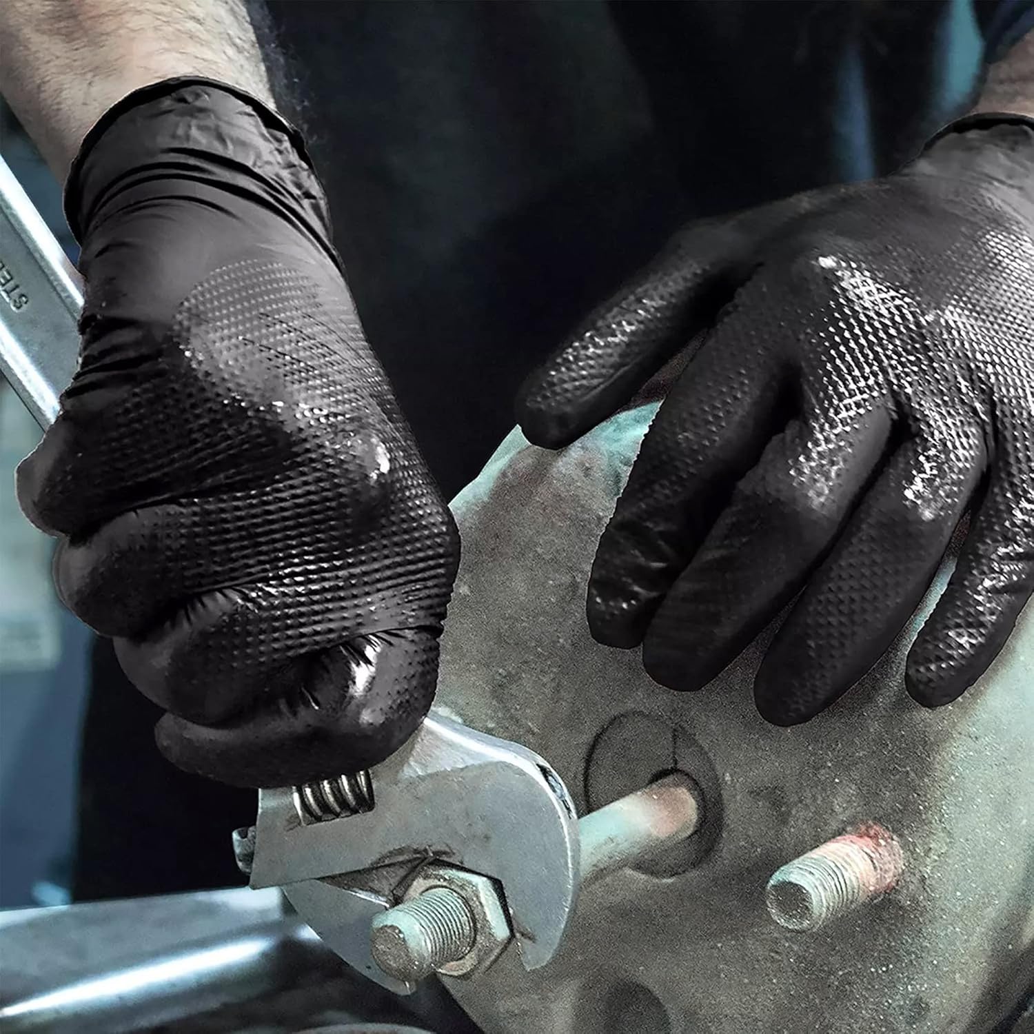Black Nitrile Gloves Disposabl - Nitrile Mechanic Glove 评论和价格