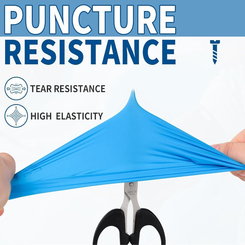 100PCS Blue Nitrile Disposable - Latex Disposable Glove 评论和价格