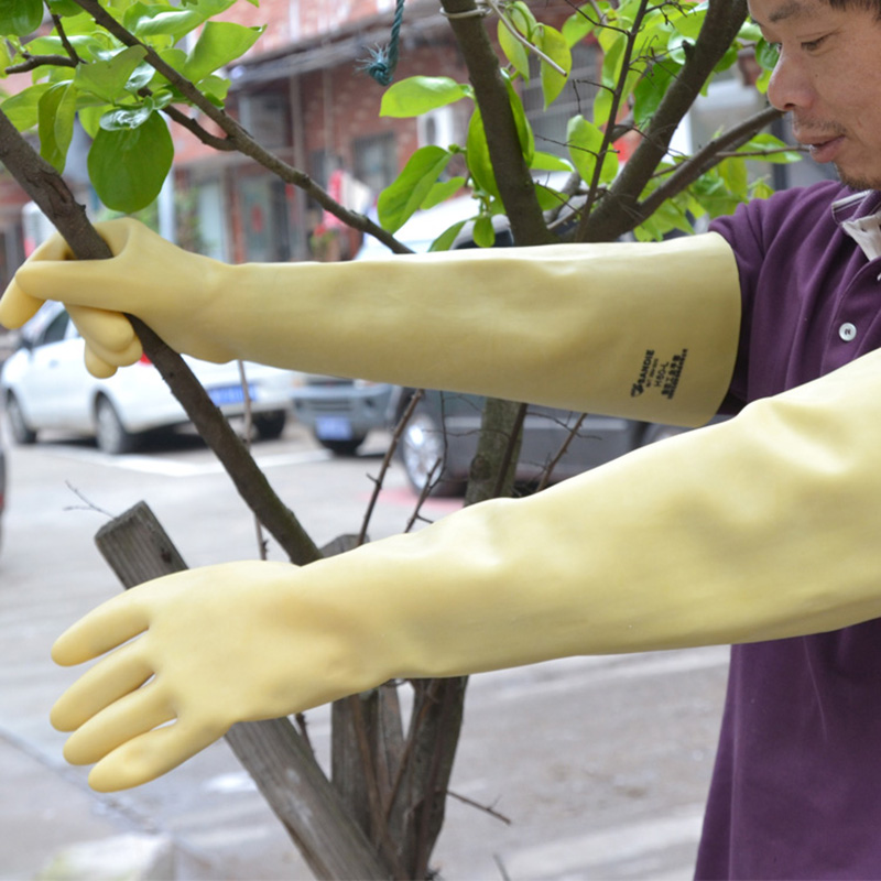 Long Rubber Thick Latex Cleani - Dish Glove Rubber 评论和价格