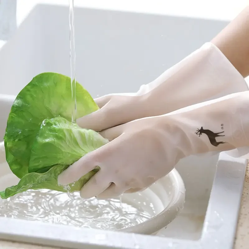Waterproof Rubber Latex Dish W - Dish Glove Rubber 评论和价格