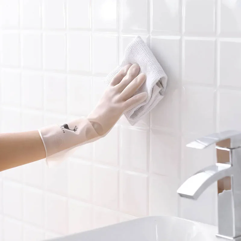 Waterproof Rubber Latex Dish W - Dish Glove Rubber 评论和价格
