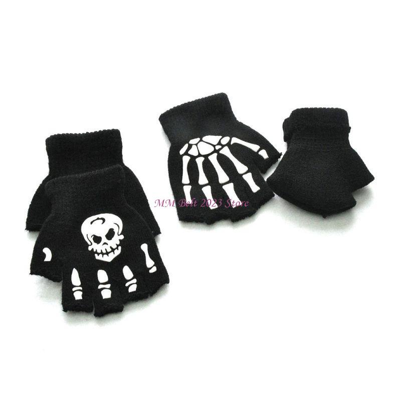 49ME Luminous Knitted Fingerle - Fingerless Glove Knit 评论和价格