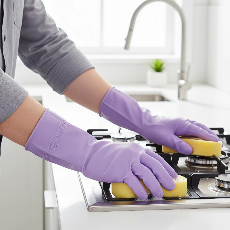 1Pair Latex Dish Washing Glove - Dish Glove Rubber 评论和价格