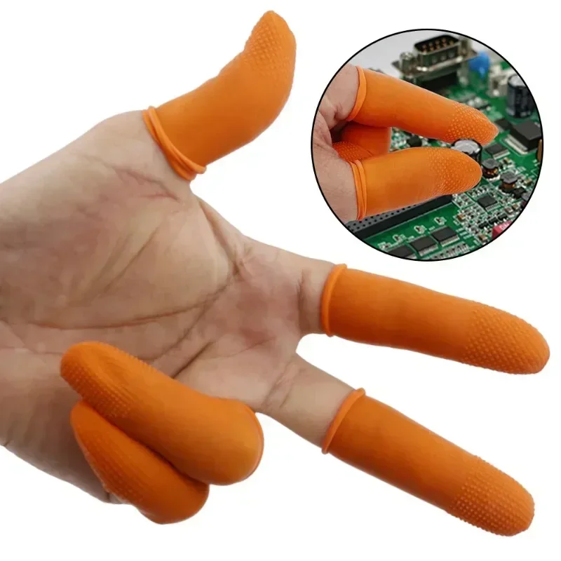 100/10PCS Disposable Finger Co - Latex Disposable Glove 评论和价格