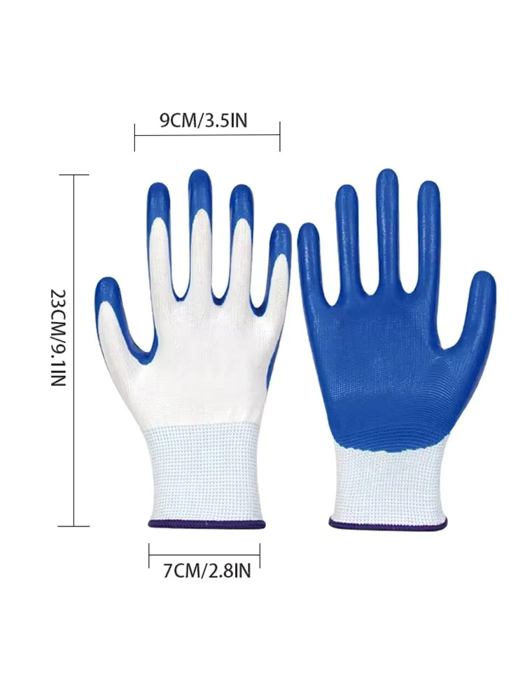 3 Pairs Of Non-slip Wear-resis - Nitrile Mechanic Glove 评论和价格