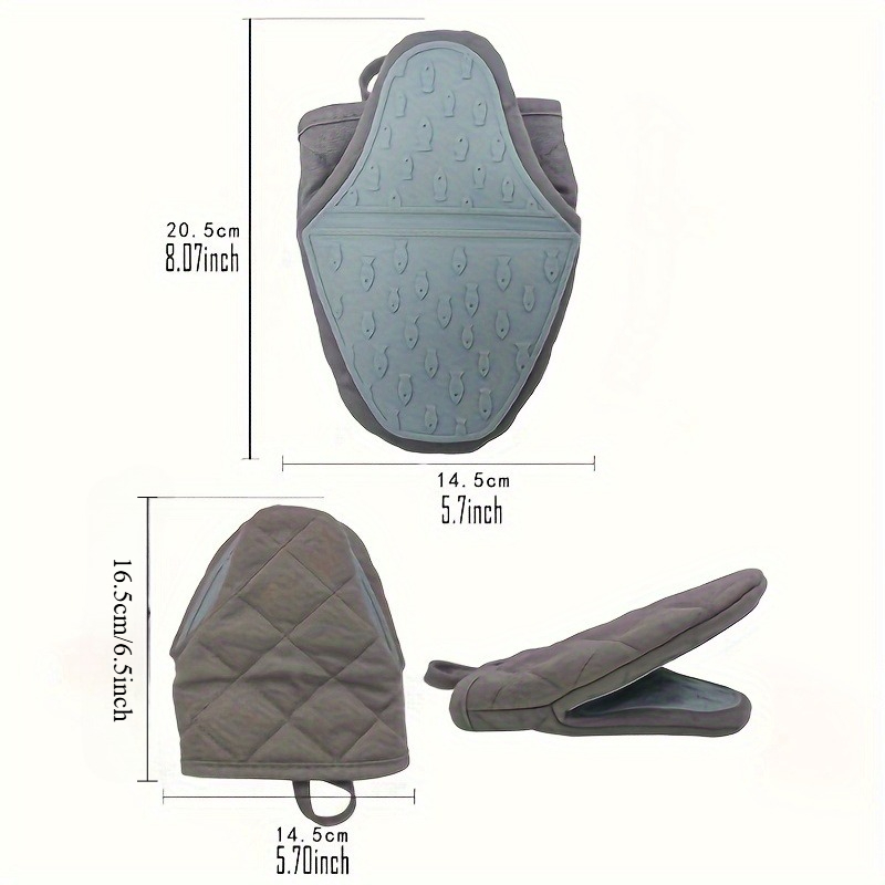 2pcs Silicone Pads | Ergonomic - Oven Mitt Silicone 评论和价格