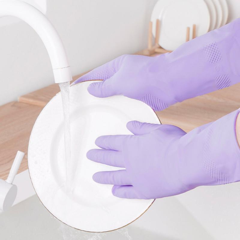 1Pair Latex Household Cleaning - Dish Glove Rubber 评论和价格