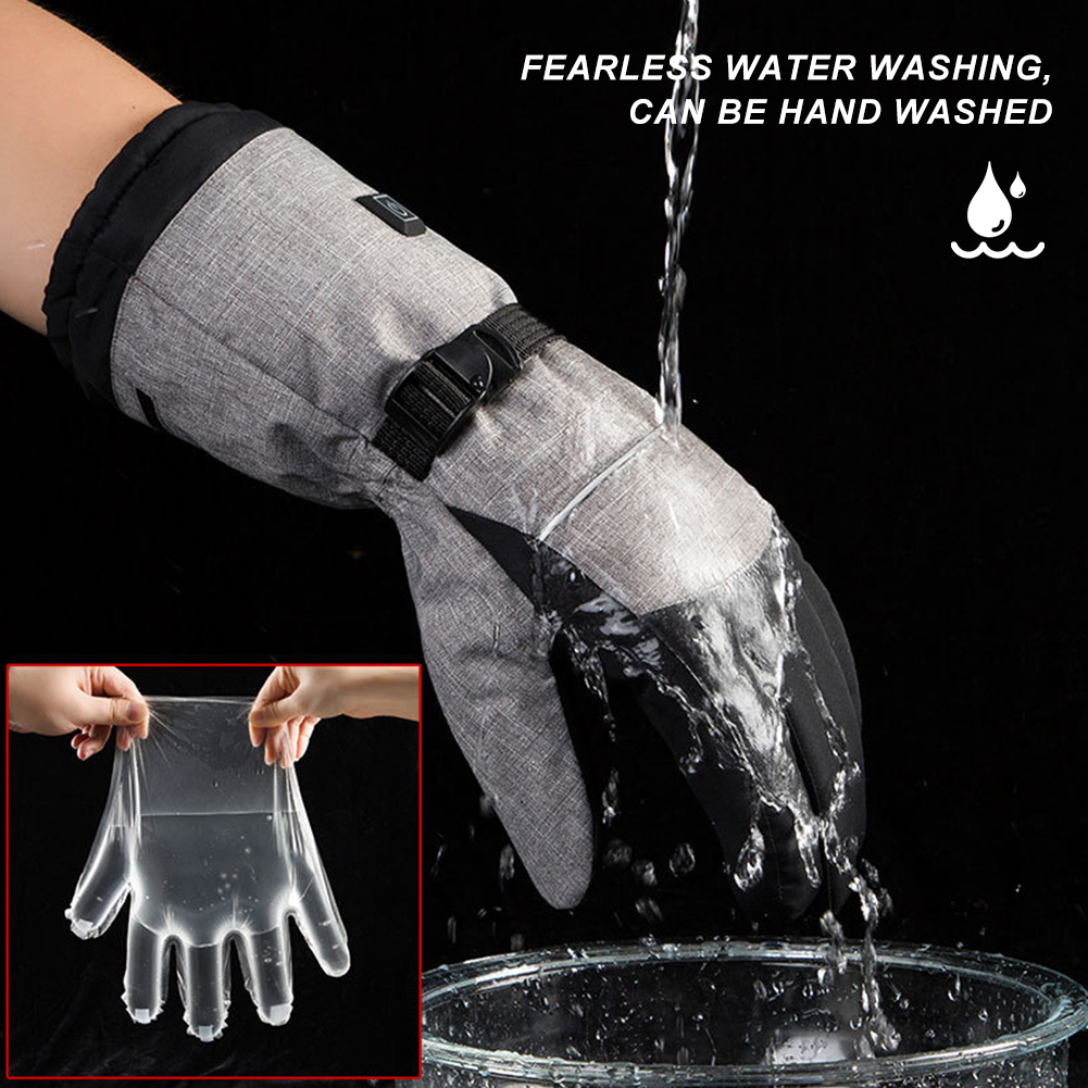 Electric Heated Gloves Men Wom - Ski Glove Waterproof 评论和价格