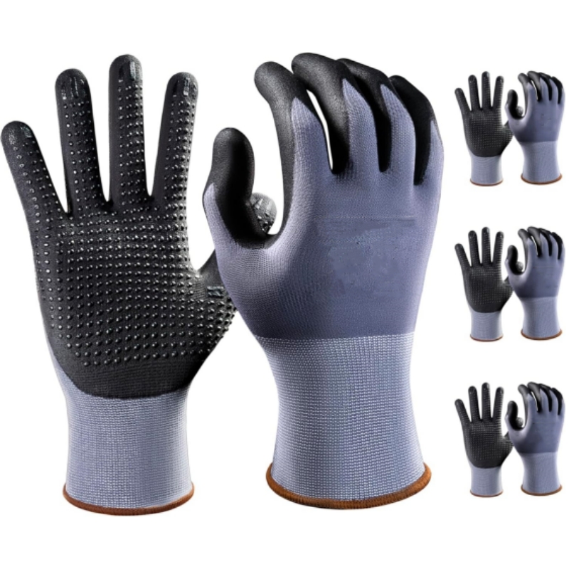 Micro-Foam Safety Work Gloves  - Nitrile Mechanic Glove 评论和价格