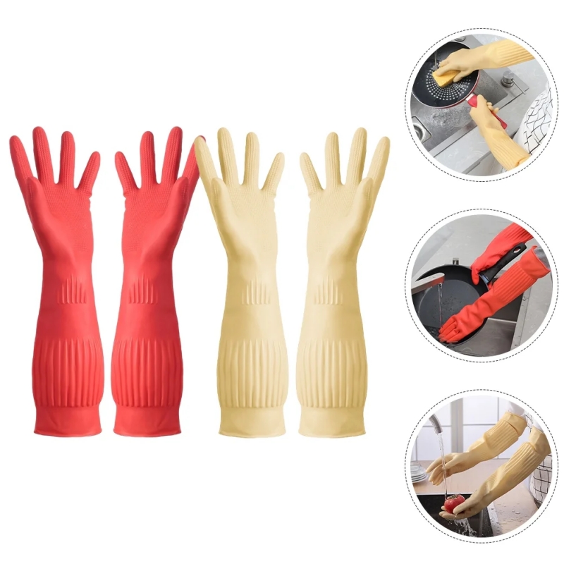 Rubber Dishwashing Cleaning Gl - Dish Glove Rubber 评论和价格