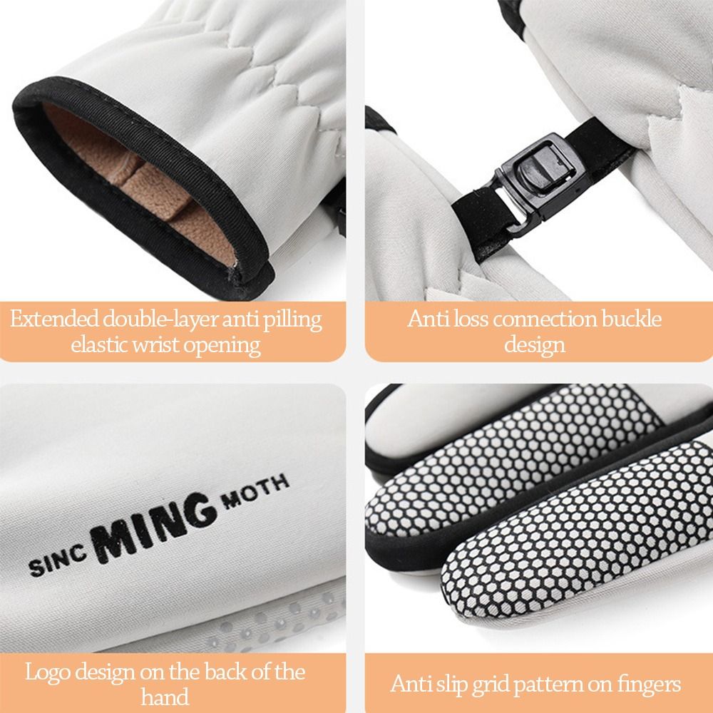 Fashion Warm Winter Gloves Lin - Ski Glove Waterproof 评论和价格